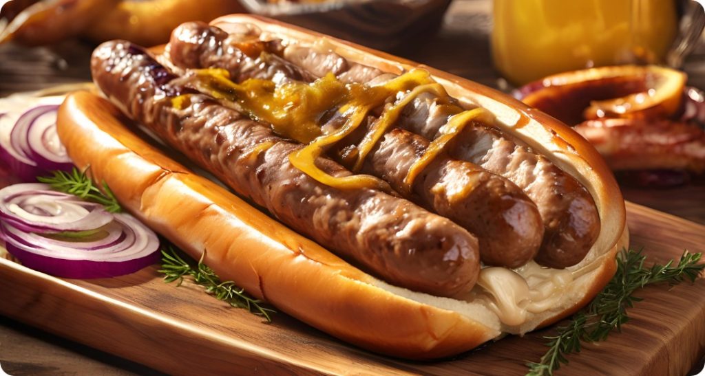 cook Bratwurst food