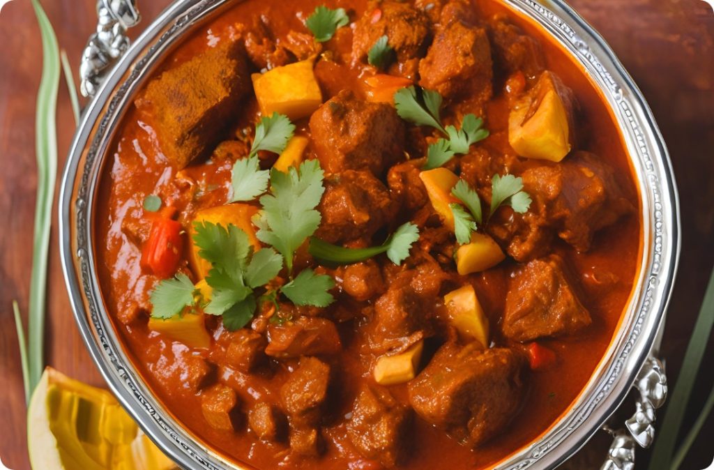 cook Vindaloo food